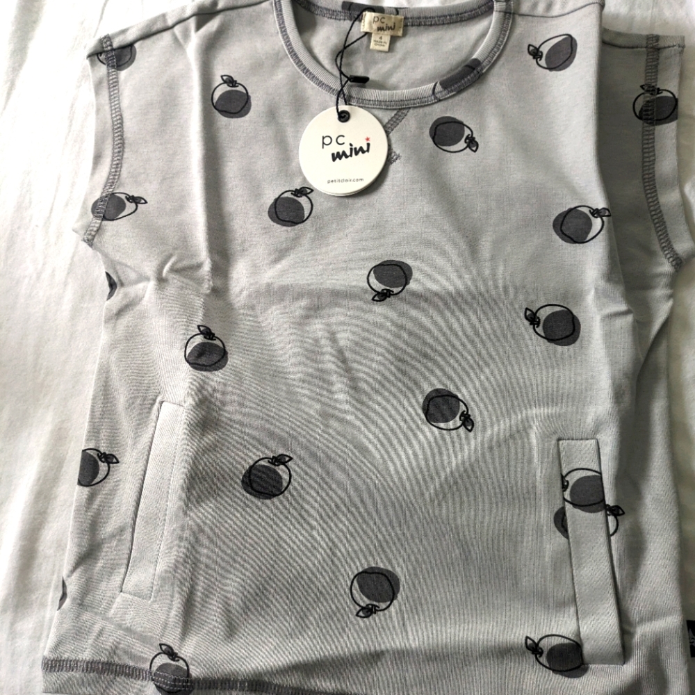 Petit Clair summer tee sz 4